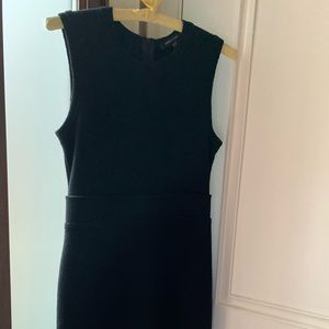 Black knit dress